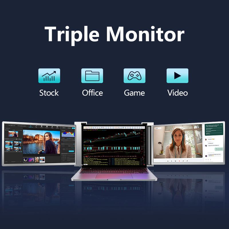 Curved Portable Workstation Monitor™