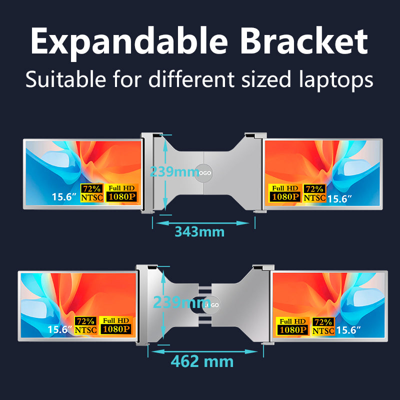 Curved Portable Workstation Monitor™