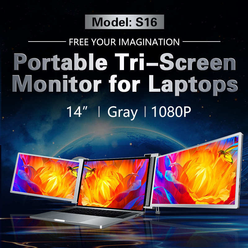 Tri-Screen Portable Monitor™