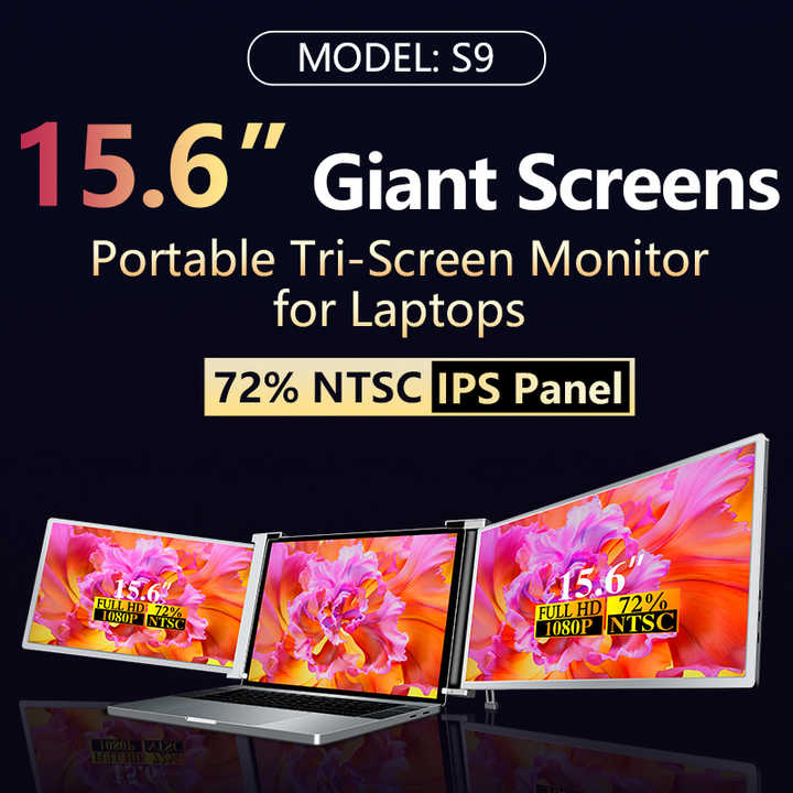 Curved Portable Workstation Monitor™