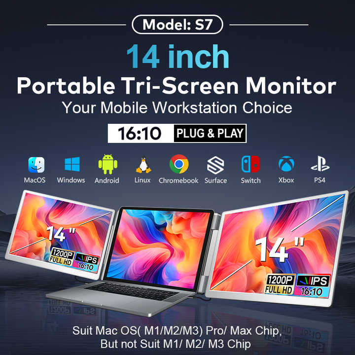 Portable Triple-Screen Monitor™