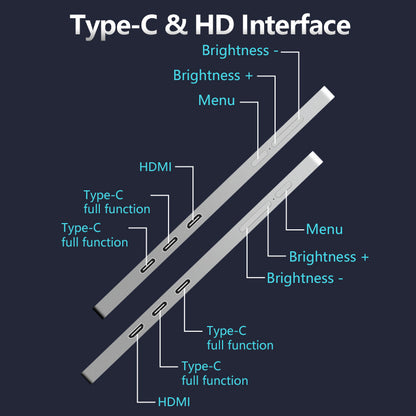 Curved Portable Workstation Monitor™