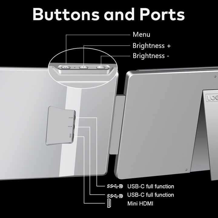 Dual-Screen Portable Monitor™